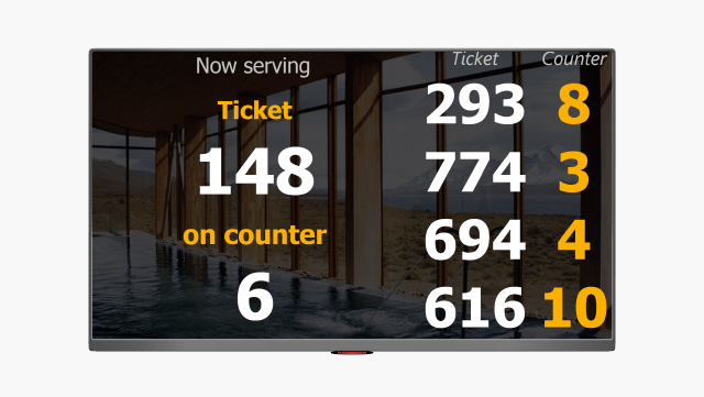 Ticket-Notification-Display Ticket Notification Display