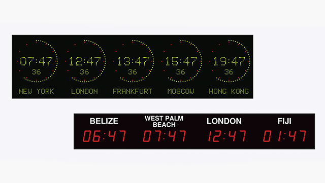 Time-Zone-Clocks Time Zone Clocks